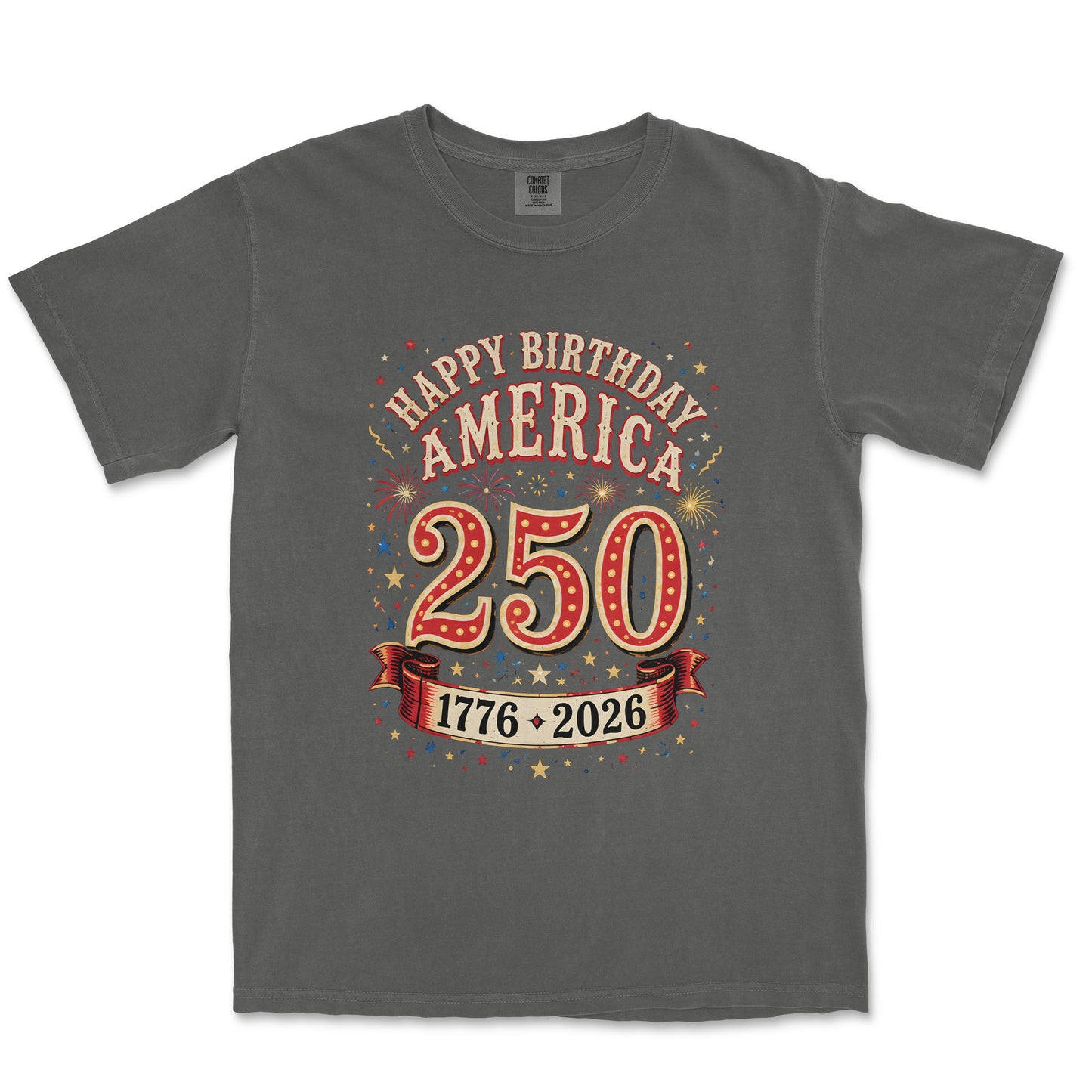 Happy Birthday America 250 Fireworks Shirt