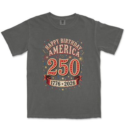 Happy Birthday America 250 Fireworks Shirt