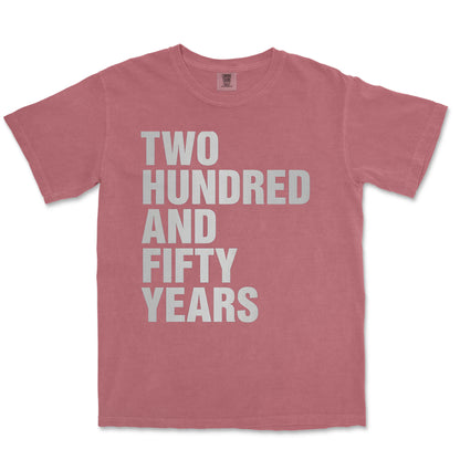 The Weight of Time 250 Years American Heritage Shirt