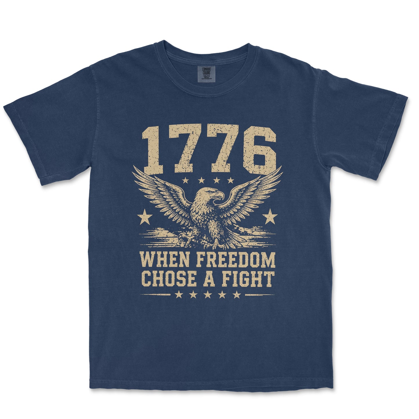 1776 When Freedom Chose A Fight Vintage Eagle Shirt