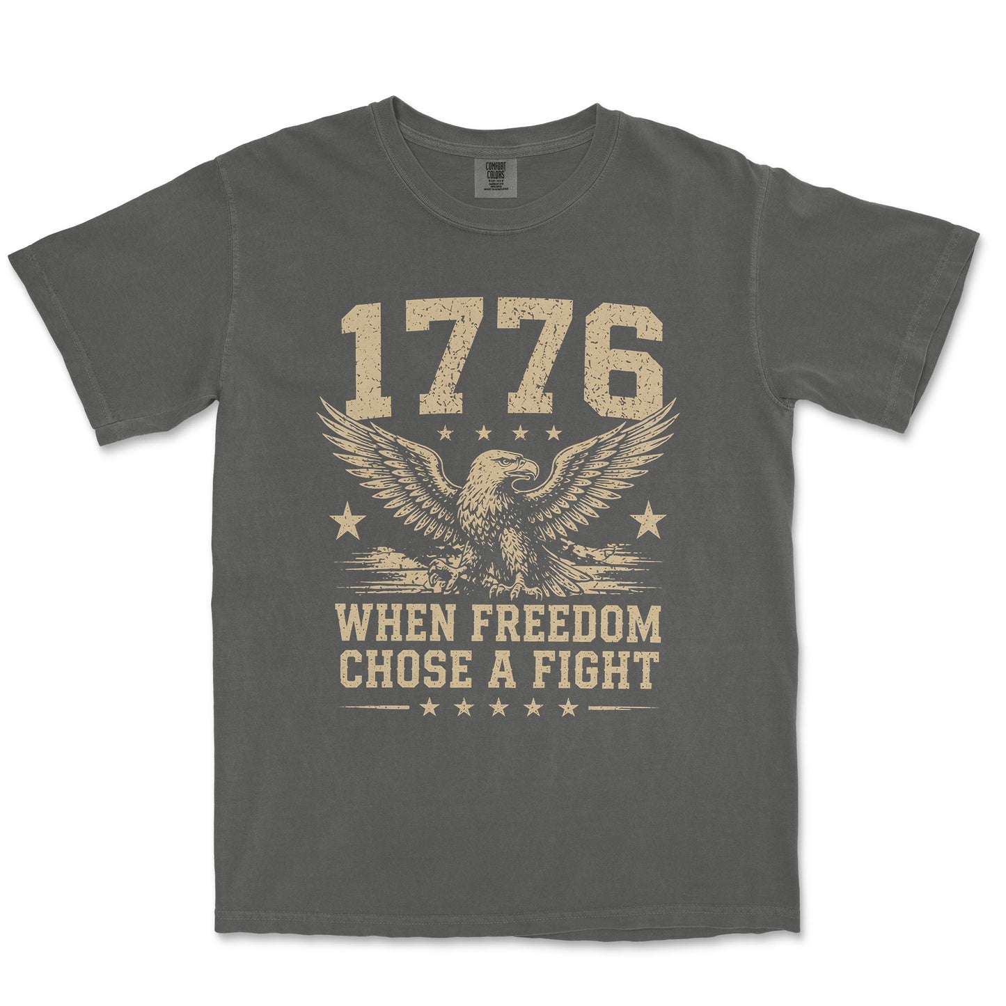 1776 When Freedom Chose A Fight Vintage Eagle Shirt