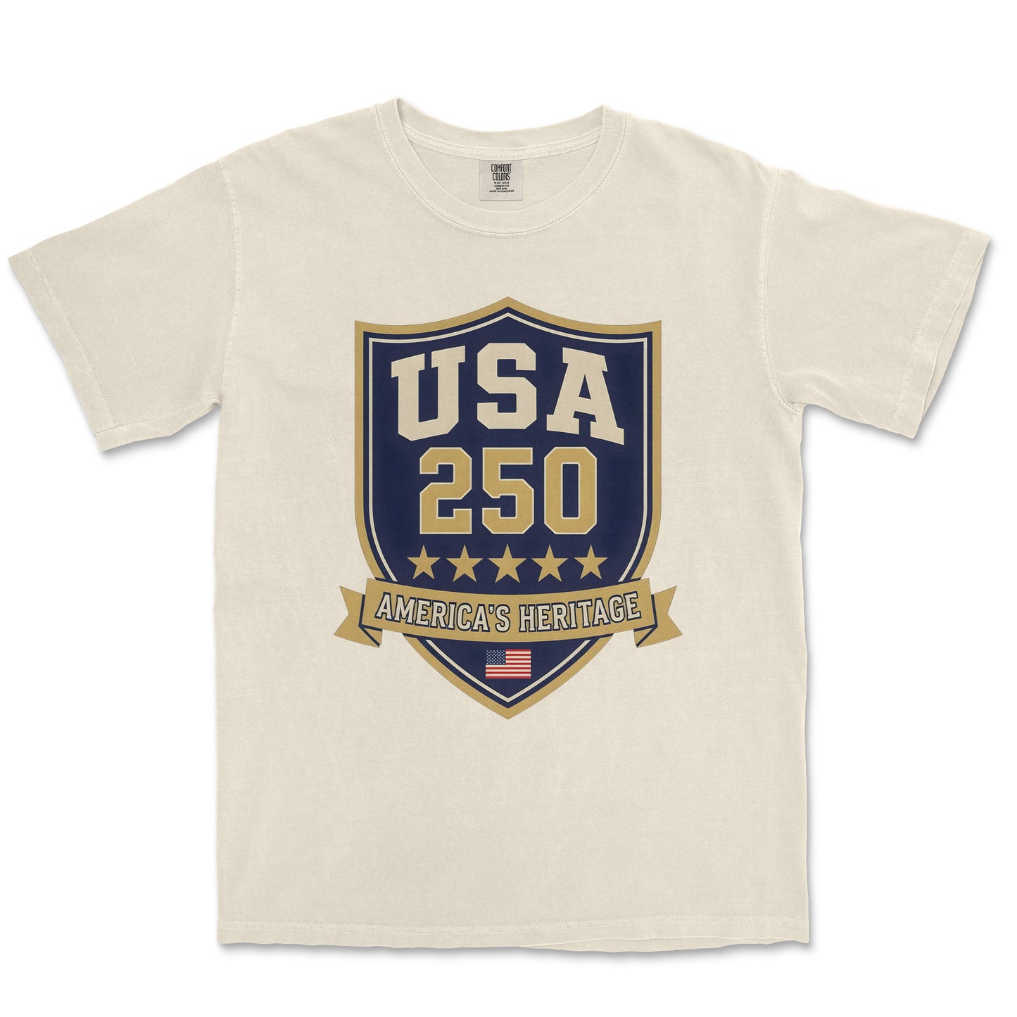 USA 250 Varsity Collegiate Shield America Heritage Shirt