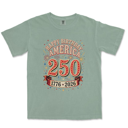 Happy Birthday America 250 Fireworks Shirt