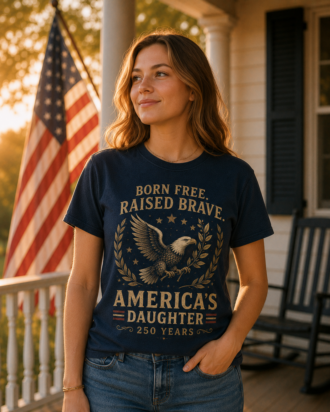 The Daughter of Liberty 250th Anniversary Heritage Shirt