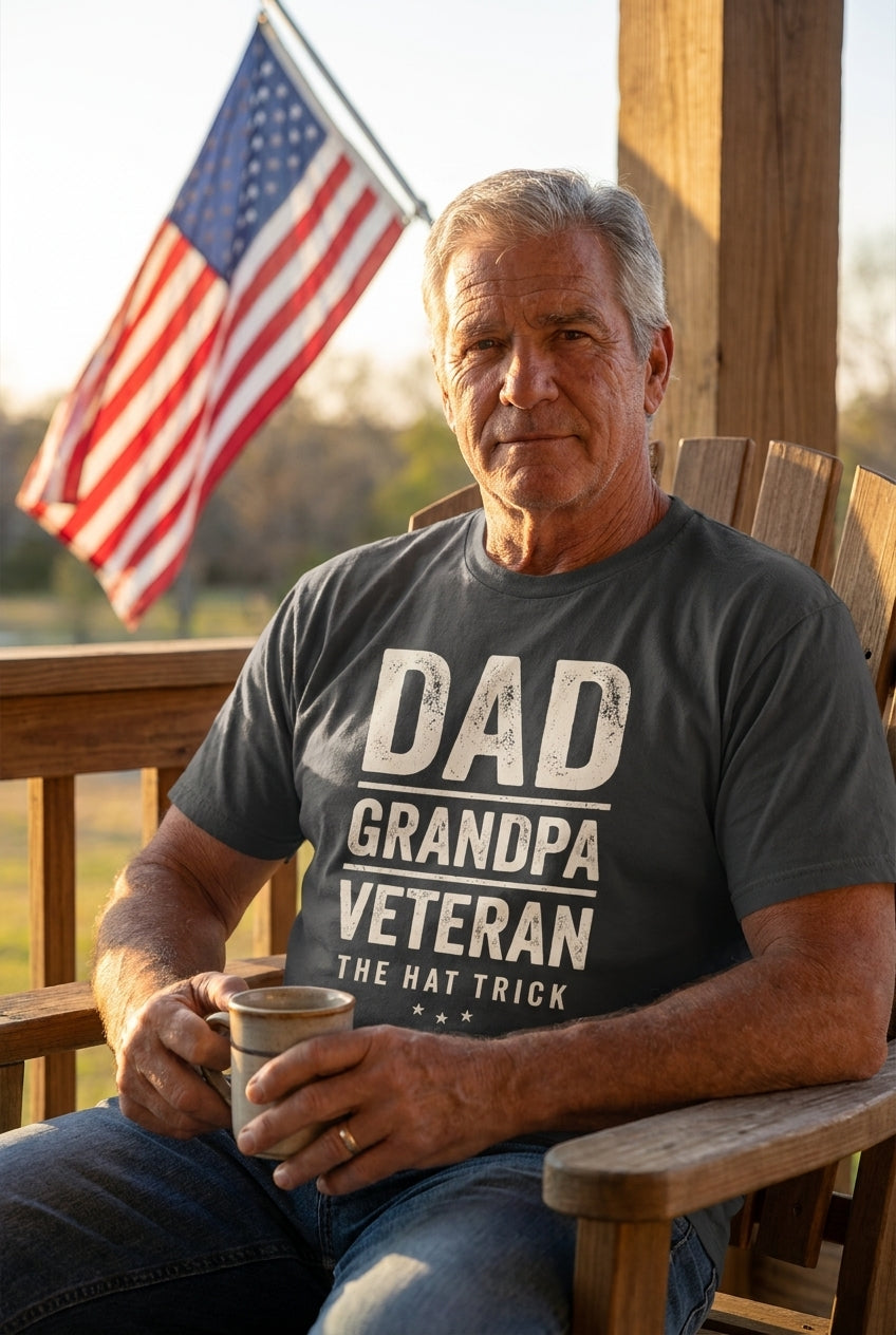 Dad. Grandpa. Veteran. The Hat Trick.