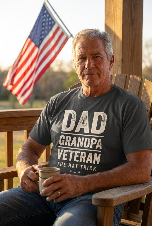Dad. Grandpa. Veteran. The Hat Trick.