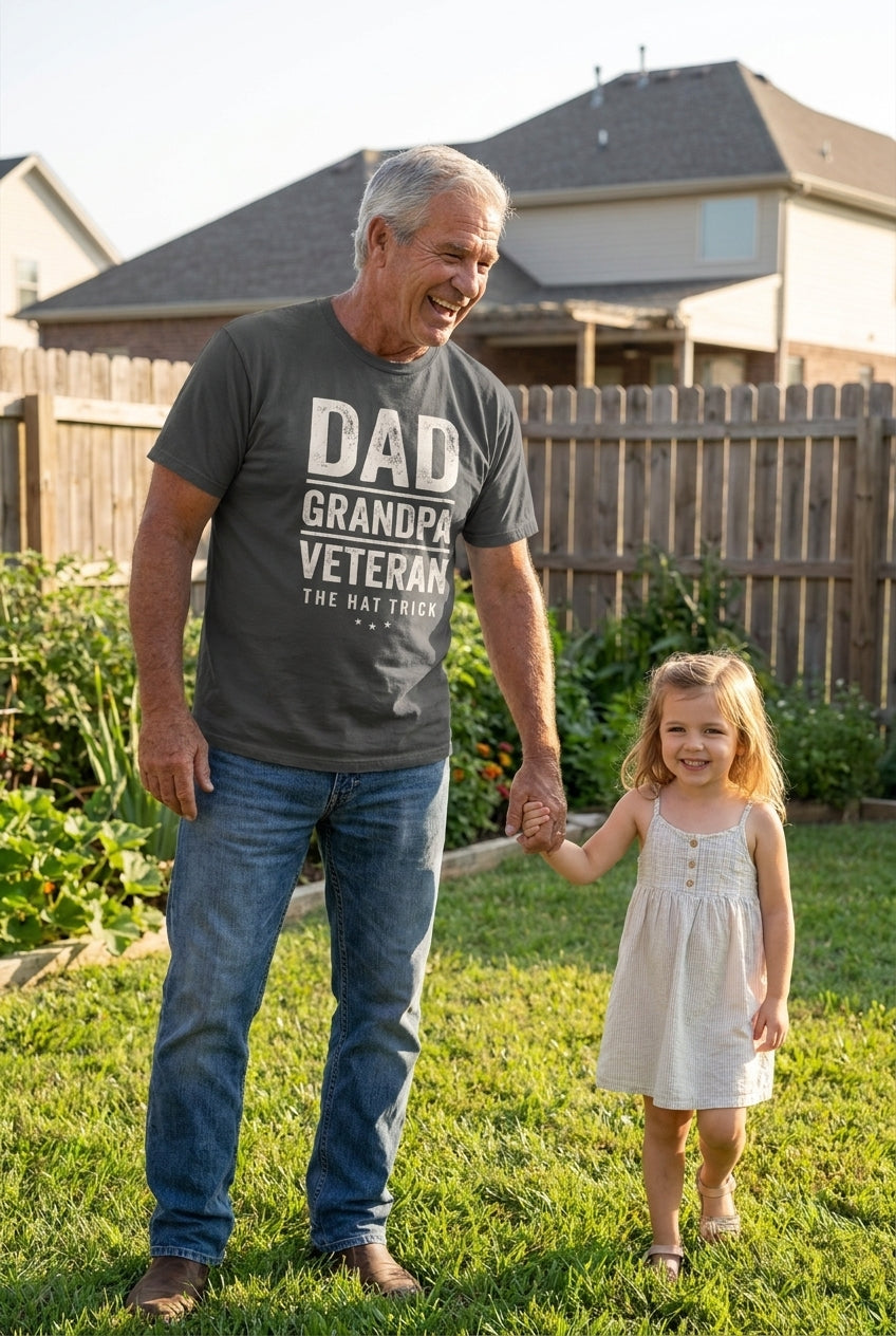 Dad. Grandpa. Veteran. The Hat Trick.