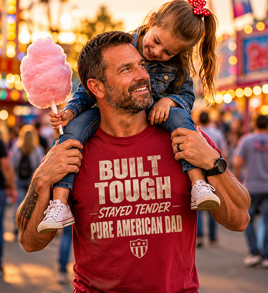 Built Tough. Stayed Tender. Pure American Dad.