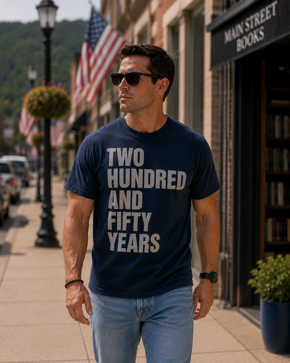 The Weight of Time 250 Years American Heritage Shirt