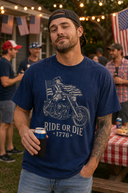 Washington On A Motorcycle — Ride Or Die 1776