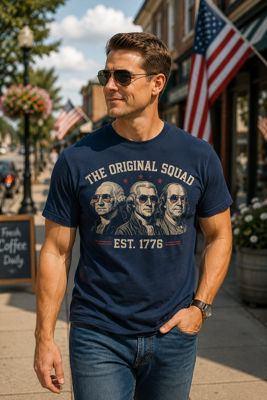 The Original Squad Founding Fathers Sunglasses Shirt