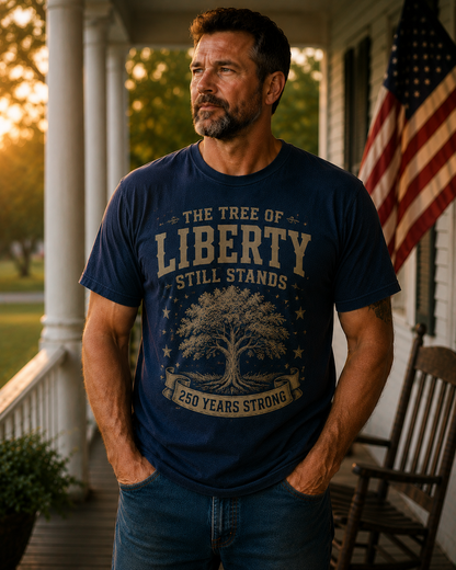 The Tree of Liberty Still Stands Jefferson Quote Shirt