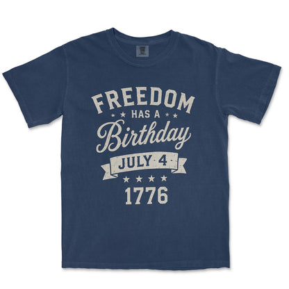Freedom Has A Birthday July 4 1776 Patriotic Shirt