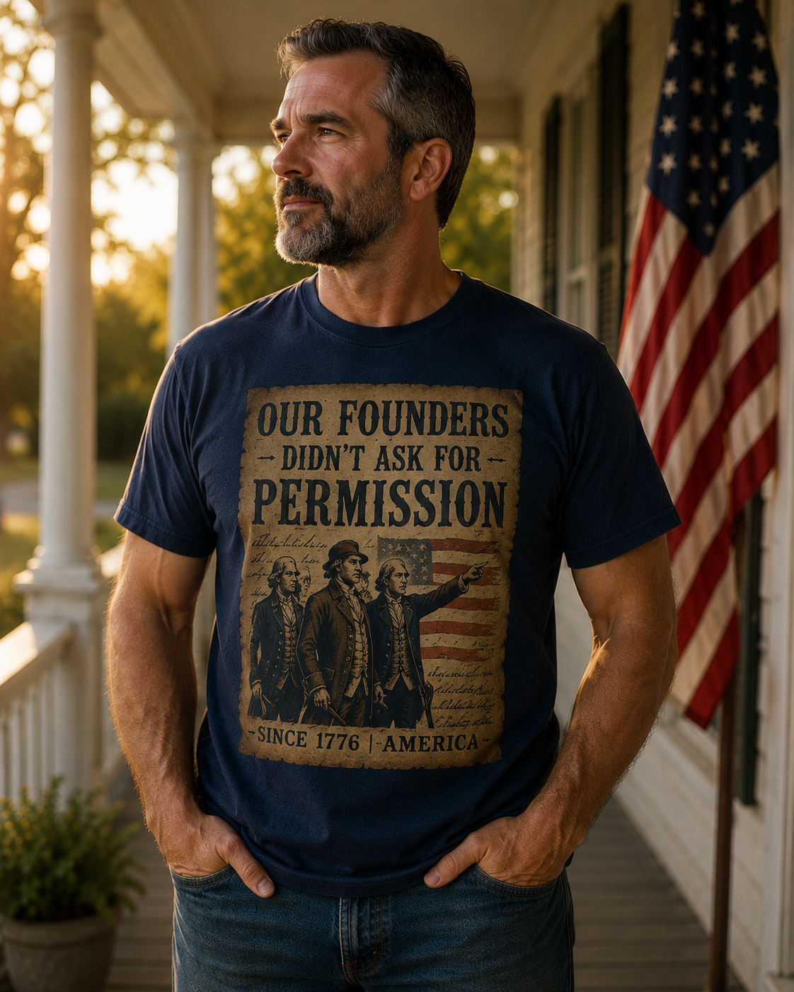 Our Founders Didn't Ask Permission 250 Patriotic Shirt
