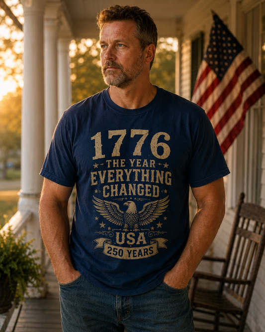 1776 The Year Everything Changed USA 250 Years Vintage Shirt