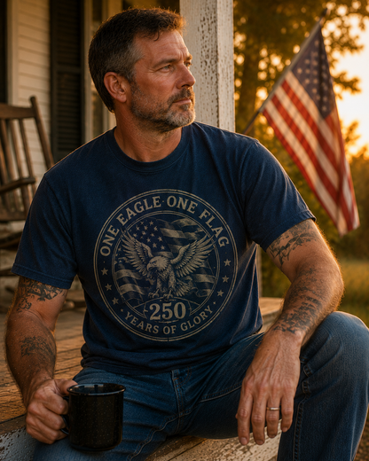One Eagle One Flag 250 Years Glory Collector Shirt